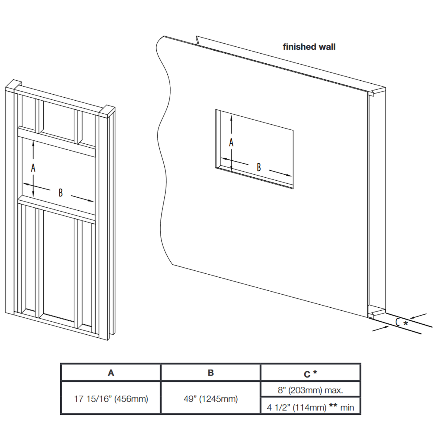 Napoleon Clearion Elite See Through Electric Fireplace - NEFBD50HE