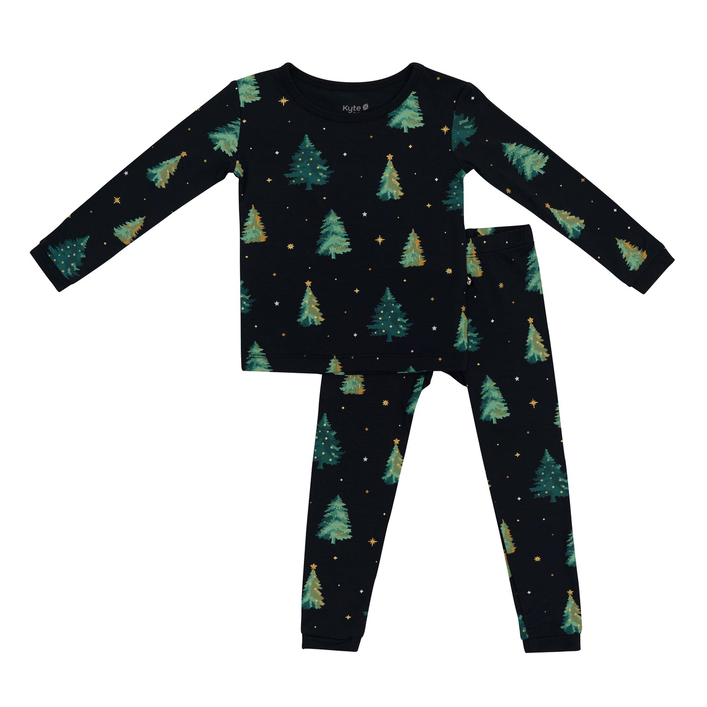 Long Sleeve Pajamas in Twinkle Tree