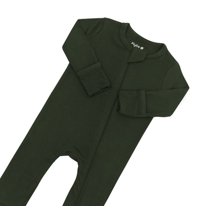Zippered Footie in Fir