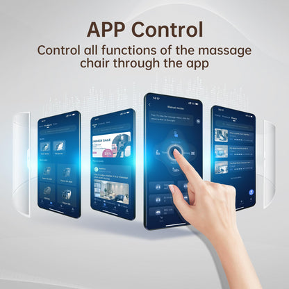 Real Relax 2025 Massage Chair Full Body, Zero Gravity SL-Track Shiatsu Massage Recliner with Heat, APP Control, All Black