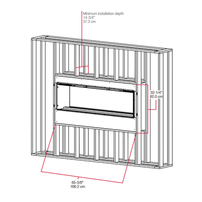 Dimplex Opti-Myst Pro 1500 Built-In Electric Firebox - GBF1500-PRO