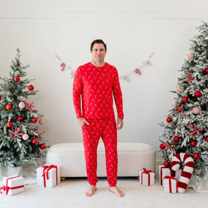 Men's Jogger Set in Candy Cane