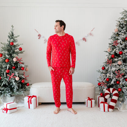 Men's Jogger Set in Candy Cane