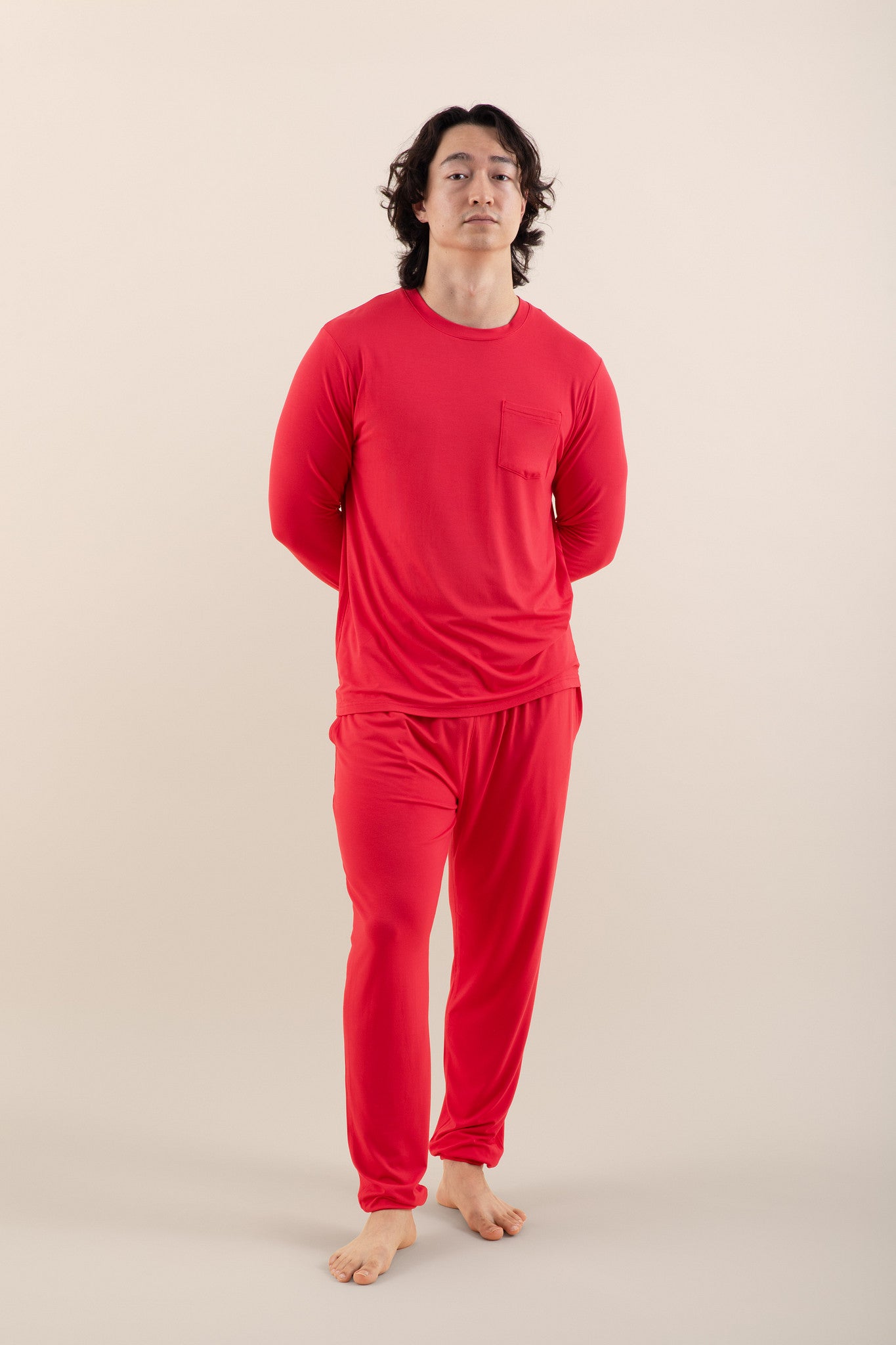 Men's Jogger Set in Cardinal