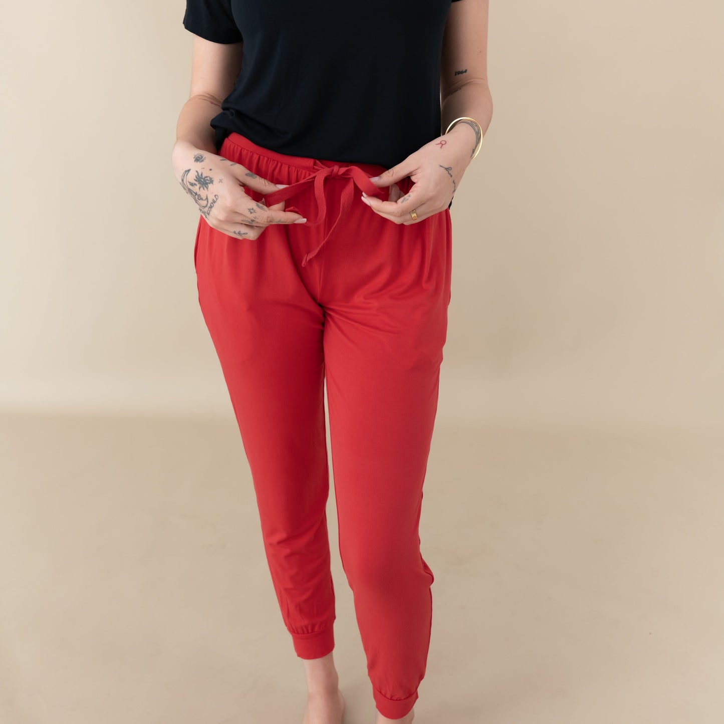 Women's Jogger Pants in Cardinal