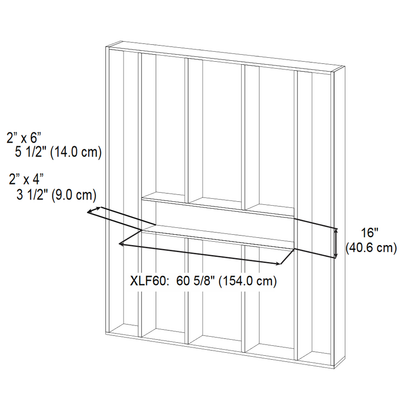 Dimplex IgniteXL 60 Inch Linear Electric Fireplace - XLF60