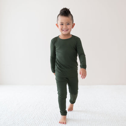 Long Sleeve Pajamas in Fir