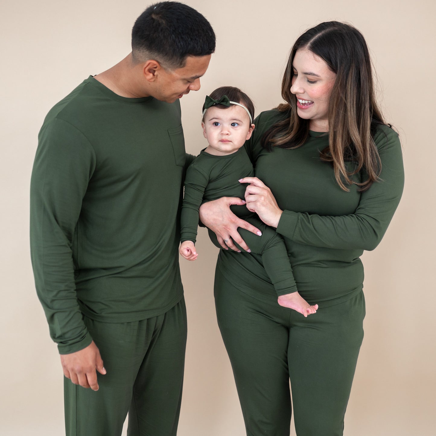 Long Sleeve Pajamas in Fir