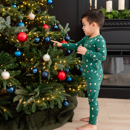Long Sleeve Pajamas in Merry and Bright