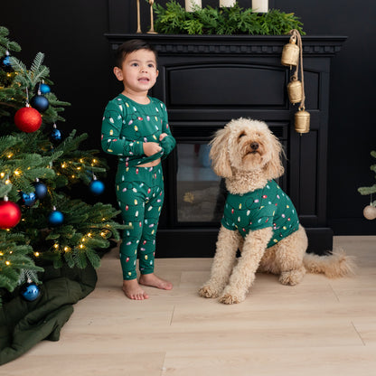 Long Sleeve Pajamas in Merry and Bright