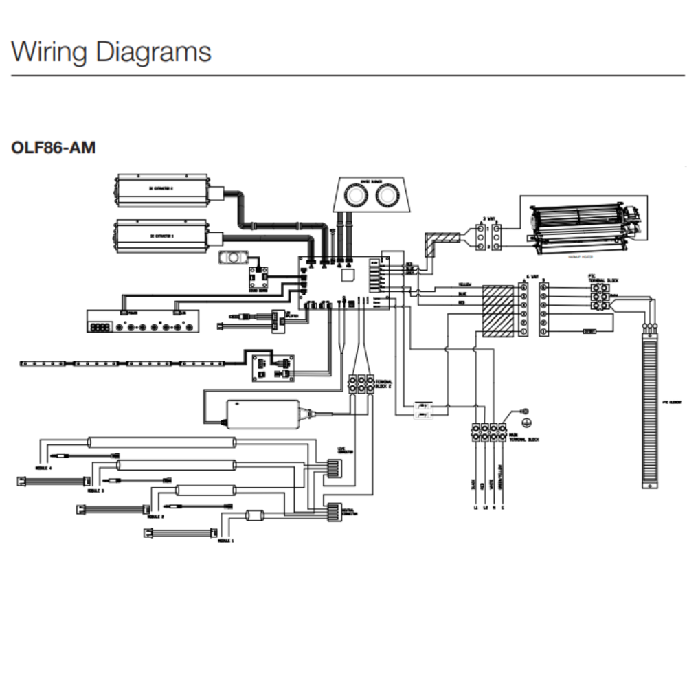 Dimplex Opti-Myst 86 Inch Electric Linear Fireplace - OLF86-AM