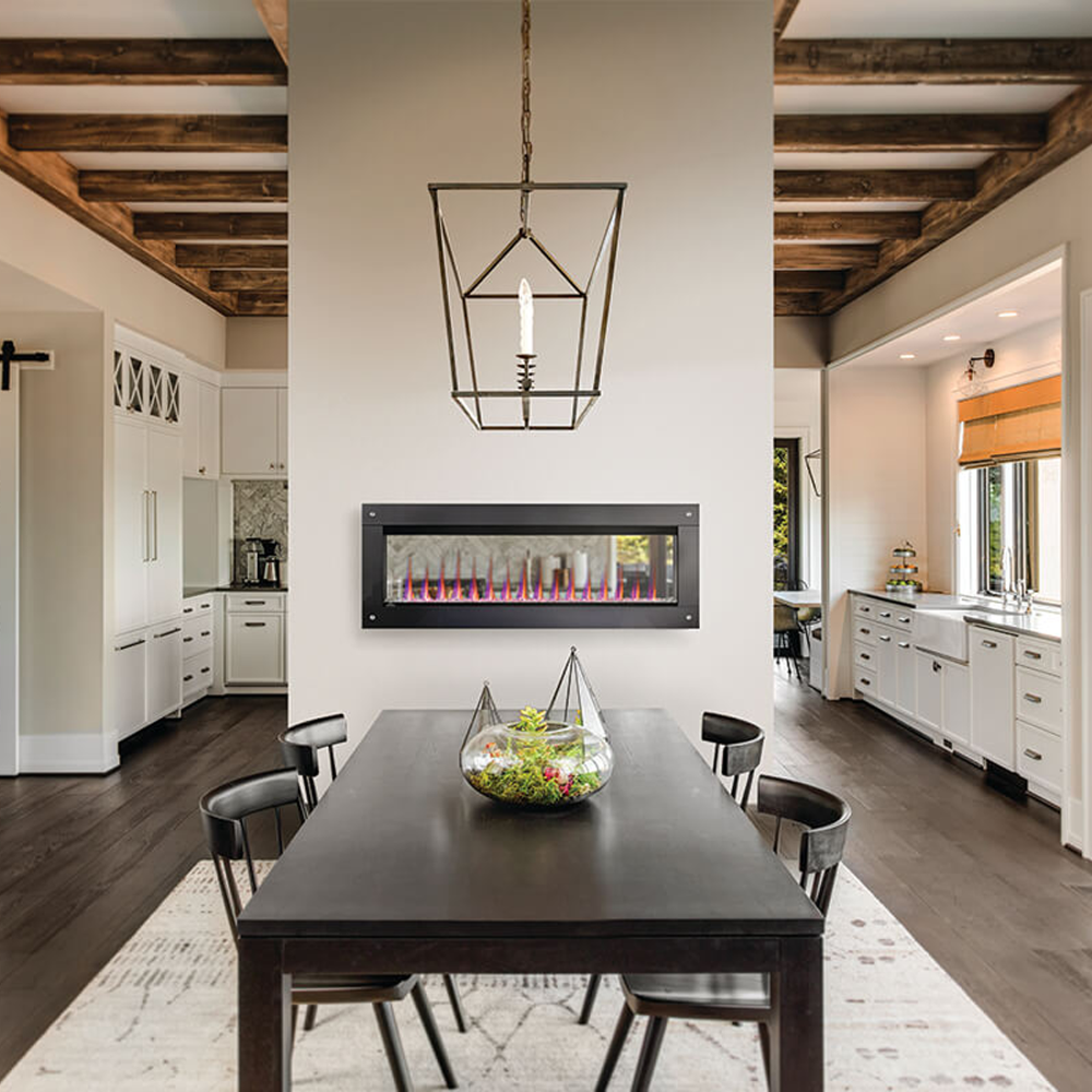 Napoleon Clearion Elite 60 Inch See Through Electric Fireplace - NEFBD60HE