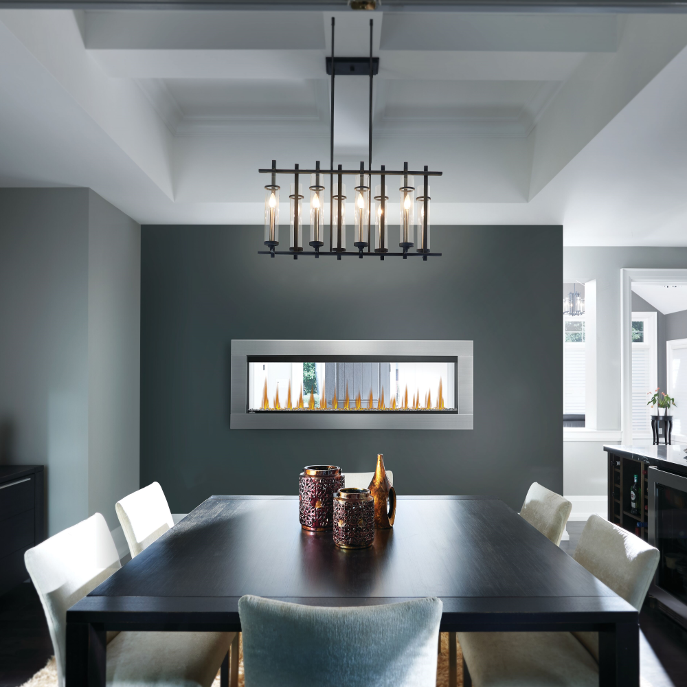 Napoleon Clearion Elite 60 Inch See Through Electric Fireplace - NEFBD60HE