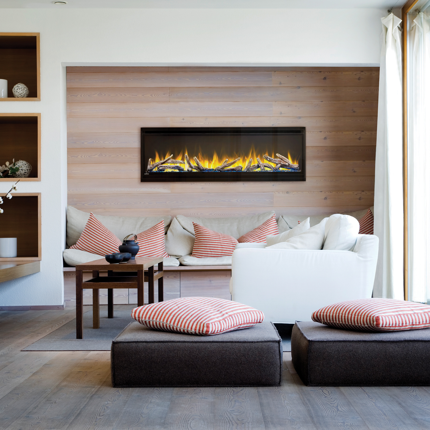 Napoleon AlluraVision 50 inch Deep Wall Mounted Electric Fireplace - NEFL50CHD-1