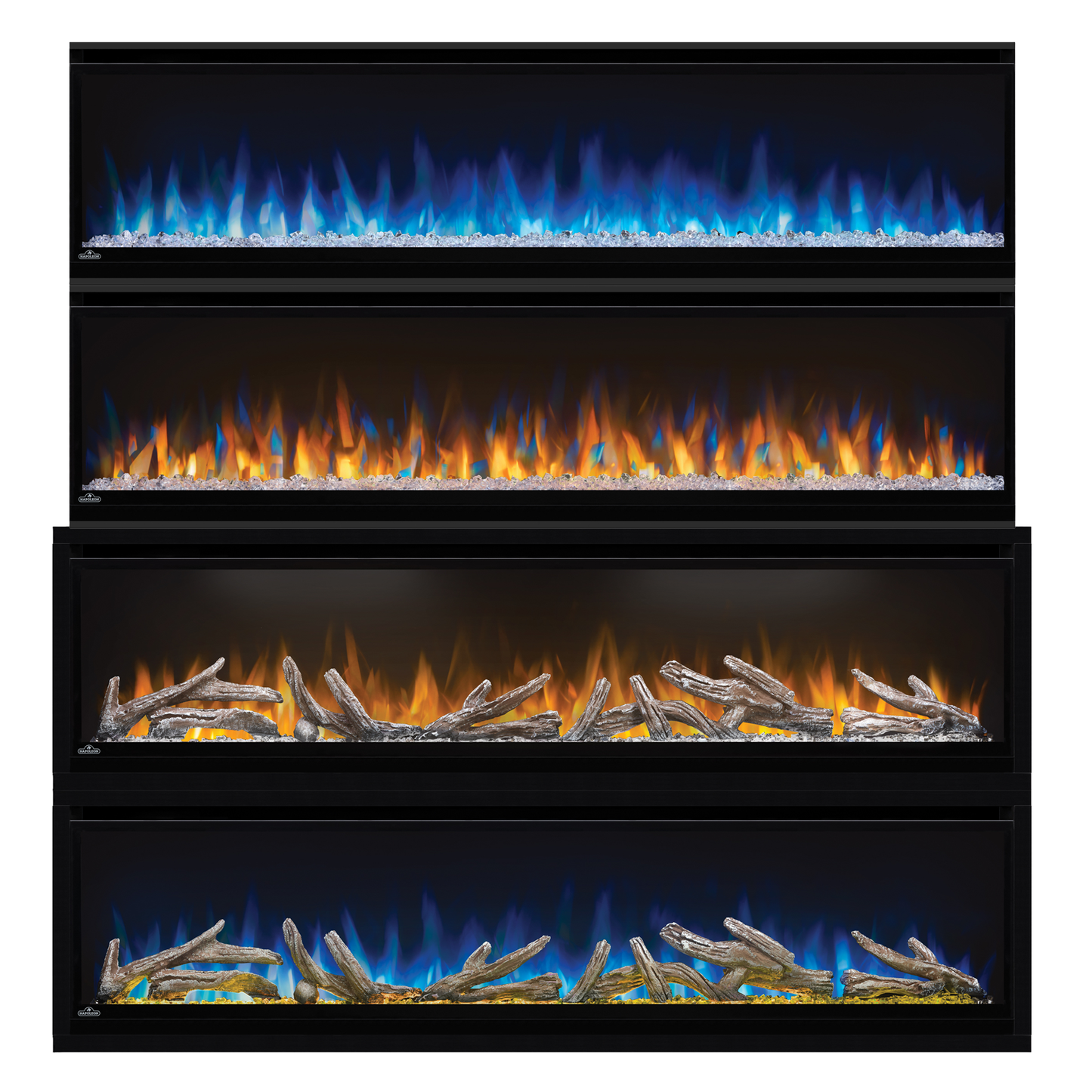 Napoleon AlluraVision 60 Inch Deep Wall Mounted Electric Fireplace - NEFL60CHD-1