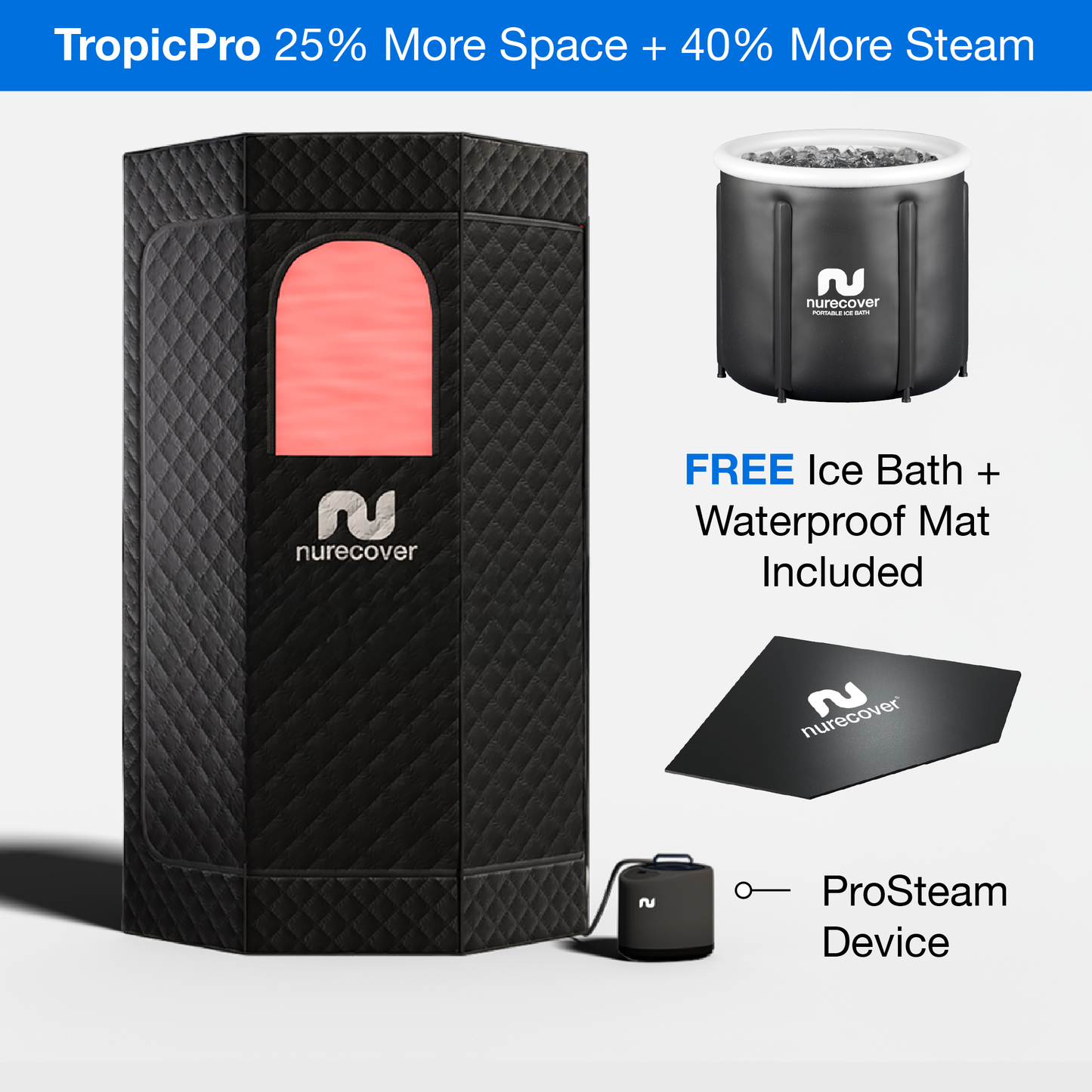 nurecover Tropic® Home Sauna - nurecover