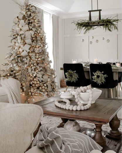 12' Queen Flock® Artificial Christmas Tree with 1700 Warm White LED Lights