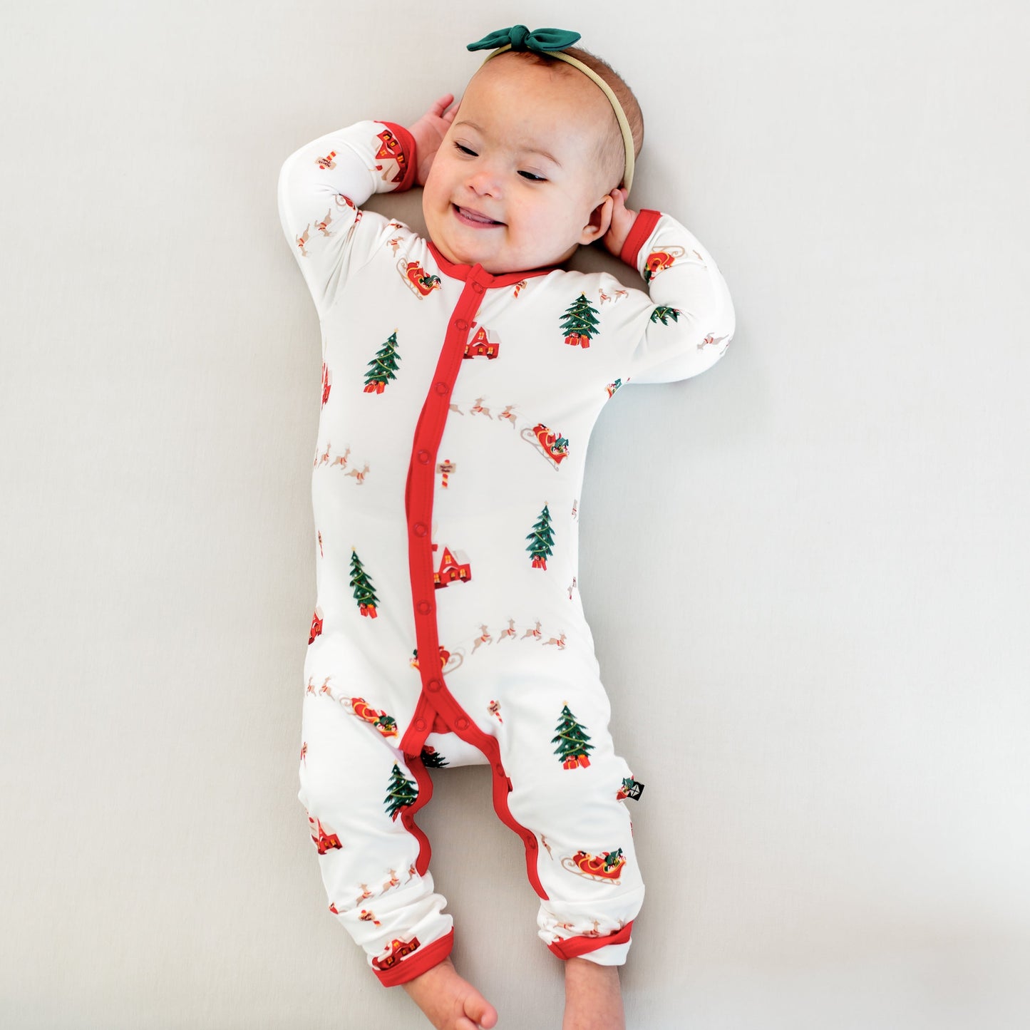 Romper in Santa Sleigh