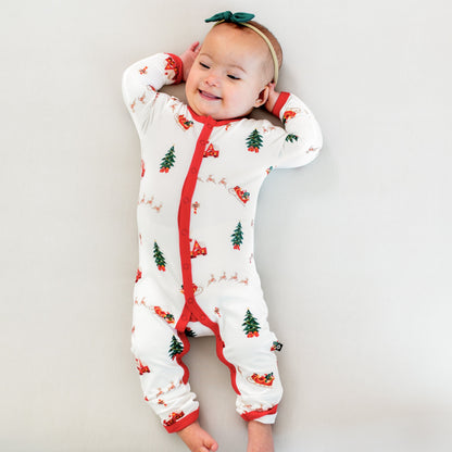 Romper in Santa Sleigh