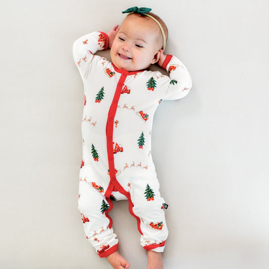 Romper in Santa Sleigh