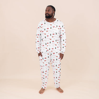 Men's Jogger Set in Santa Sleigh