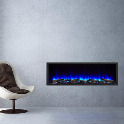 SimpliFire Scion 55 Inch Wall Mounted Electric Fireplace - SF-SC55-BK