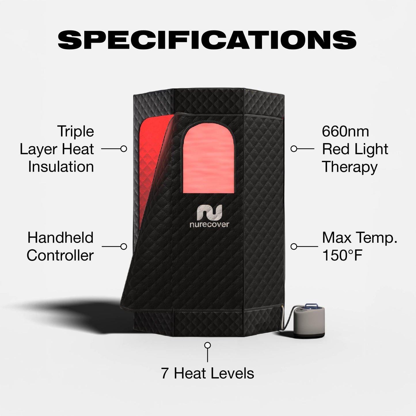 nurecover Tropic Home Sauna   Ice Bath