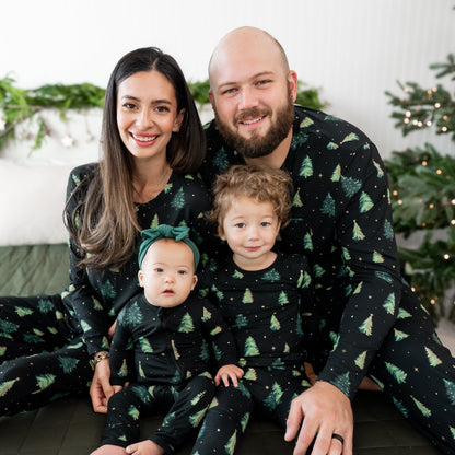 Long Sleeve Pajamas in Twinkle Tree