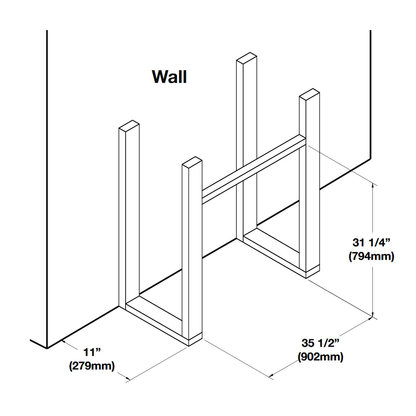 Napoleon Element 36 Built-in Electric Fireplace - NEFB36H-BS-1
