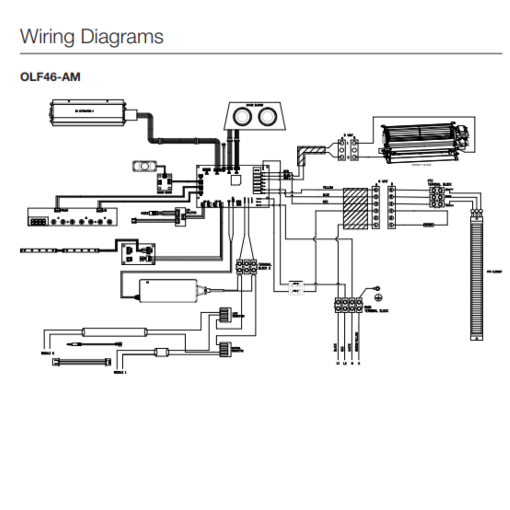 Dimplex Opti-Myst 46 Inch Electric Linear Fireplace - OLF46-AM